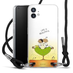 Carry Case Stoff schwarz/silber