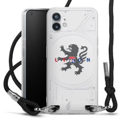 New Carry Case Transparent Stoff schwarz/silber