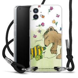 New Carry Case Transparent Stoff schwarz/silber