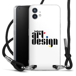 New Carry Case Transparent Stoff schwarz/silber