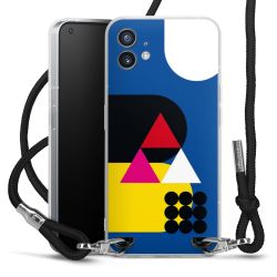 New Carry Case Transparent Stoff schwarz/silber