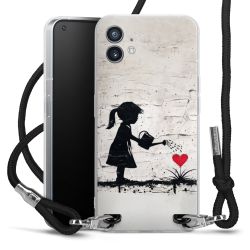 New Carry Case Transparent Stoff schwarz/silber