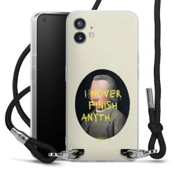 New Carry Case Transparent Stoff schwarz/silber