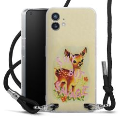 New Carry Case Transparent Stoff schwarz/silber