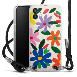 New Carry Case Transparent Stoff schwarz/silber