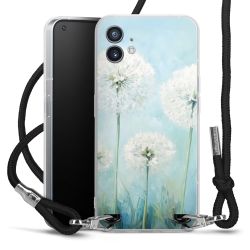 New Carry Case Transparent Stoff schwarz/silber