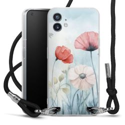 New Carry Case Transparent Stoff schwarz/silber