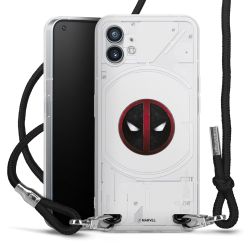 New Carry Case Transparent Stoff schwarz/silber