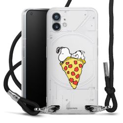 New Carry Case Transparent Stoff schwarz/silber