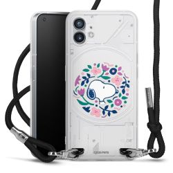 New Carry Case Transparent Stoff schwarz/silber