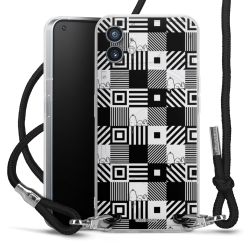 New Carry Case Transparent Stoff schwarz/silber