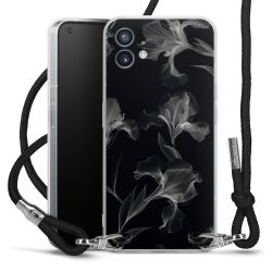 New Carry Case Transparent Stoff schwarz/silber