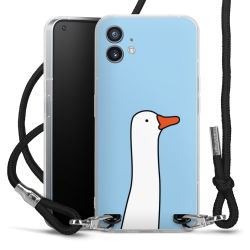 New Carry Case Transparent Stoff schwarz/silber