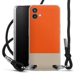 New Carry Case Transparent Stoff schwarz/silber