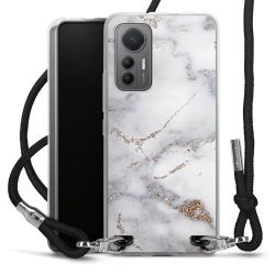 Carry Case Transparent Fabric black/silver