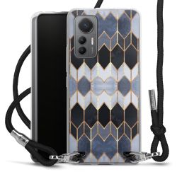 Carry Case Transparent Fabric black/silver