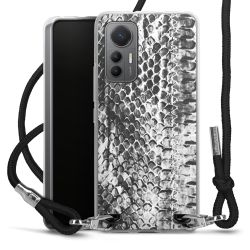 Carry Case Transparent Fabric black/silver