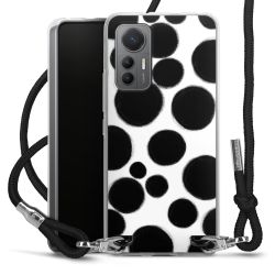 Carry Case Transparent Fabric black/silver