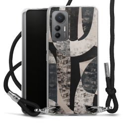 Carry Case Transparent Fabric black/silver