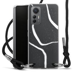 Carry Case Transparent Fabric black/silver