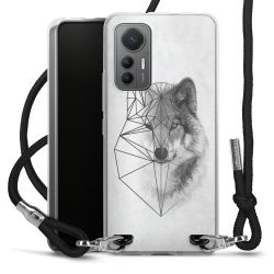 Carry Case Transparent Fabric black/silver