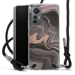 Carry Case Transparent Fabric black/silver