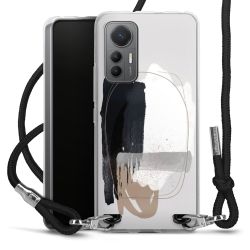 Carry Case Transparent Fabric black/silver