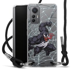 New Carry Case Transparent Stoff schwarz/silber