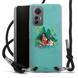 New Carry Case Transparent Stoff schwarz/silber