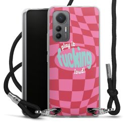 New Carry Case Transparent Stoff schwarz/silber