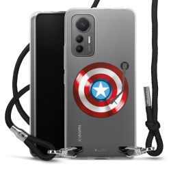 New Carry Case Transparent Stoff schwarz/silber