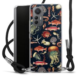 New Carry Case Transparent Stoff schwarz/silber