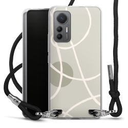 New Carry Case Transparent Stoff schwarz/silber