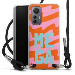 New Carry Case Transparent Stoff schwarz/silber