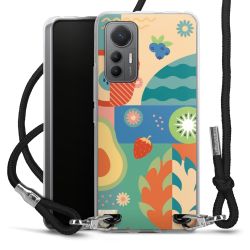 New Carry Case Transparent Stoff schwarz/silber