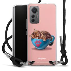 New Carry Case Transparent Stoff schwarz/silber