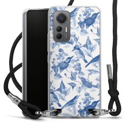 New Carry Case Transparent Stoff schwarz/silber