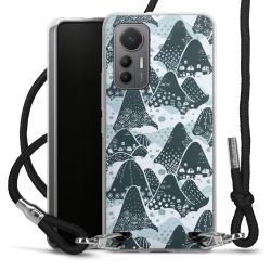 New Carry Case Transparent Stoff schwarz/silber