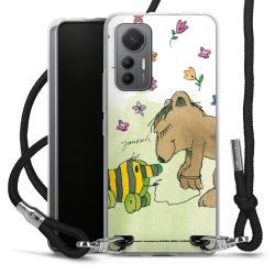 New Carry Case Transparent Stoff schwarz/silber