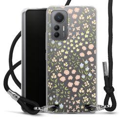 New Carry Case Transparent Stoff schwarz/silber