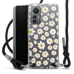 New Carry Case Transparent Stoff schwarz/silber