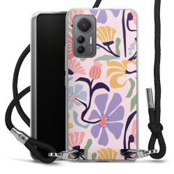 New Carry Case Transparent Stoff schwarz/silber