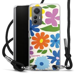 New Carry Case Transparent Stoff schwarz/silber