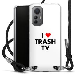 New Carry Case Transparent Stoff schwarz/silber