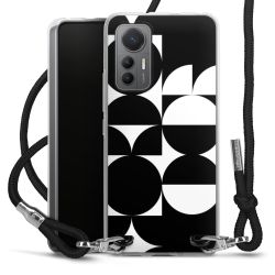 New Carry Case Transparent Stoff schwarz/silber