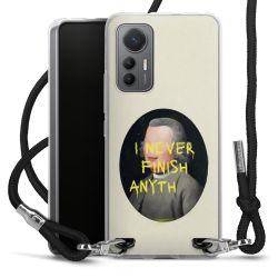 New Carry Case Transparent Stoff schwarz/silber