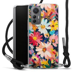 New Carry Case Transparent Stoff schwarz/silber