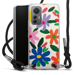 New Carry Case Transparent Stoff schwarz/silber