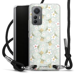 New Carry Case Transparent Stoff schwarz/silber