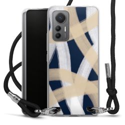 New Carry Case Transparent Stoff schwarz/silber